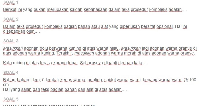 Contoh Soal Langkah Langkah Abstraksi Teks Prosedur Kompleks Ezy Blog Contoh Soal Langkah Langkah Abstraksi Teks Prosedur Kompleks Ezy Blog