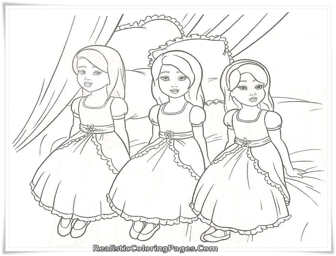 Gambar Barbie Diamond Castle Coloring Pages Girls Realistic Printable