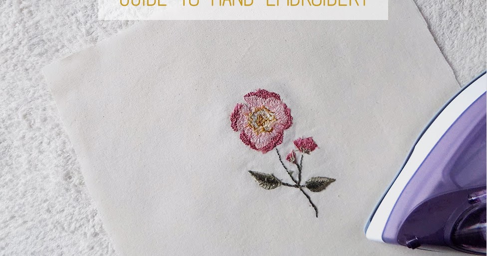 4 rules for ironing hand embroidery and extra tips for tough cases