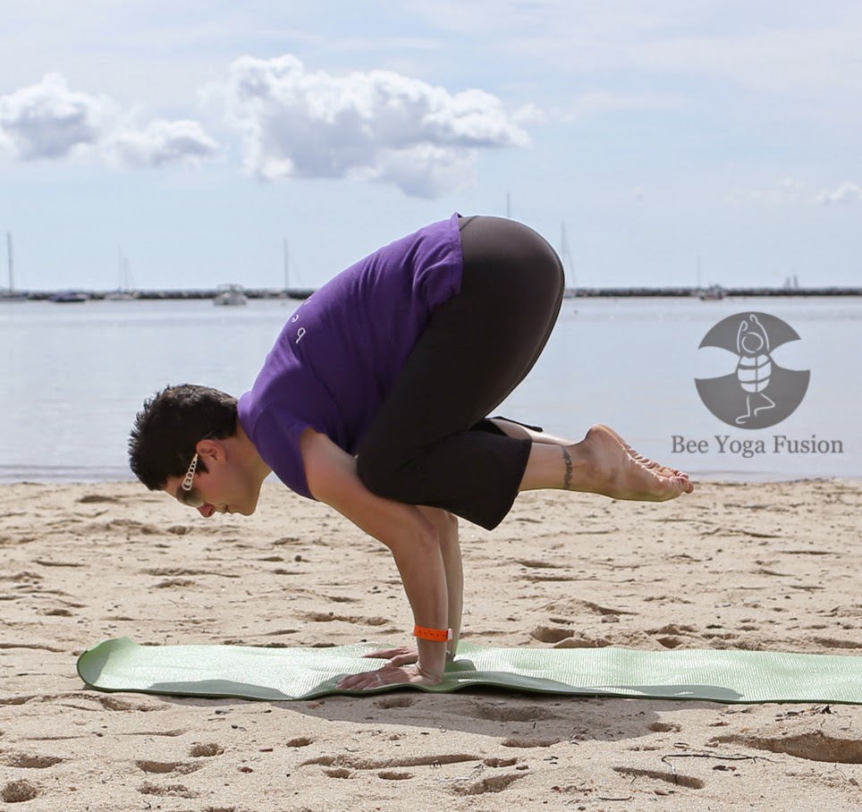 Q & A: Bruising your triceps in Crow pose? - Bee Yoga Fusion