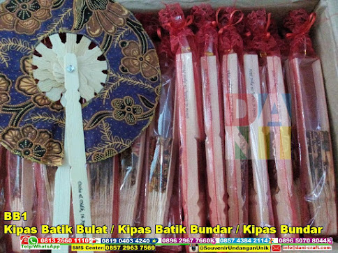 jual Kipas Batik Bulat / Kipas Batik Bundar / Kipas Bundar