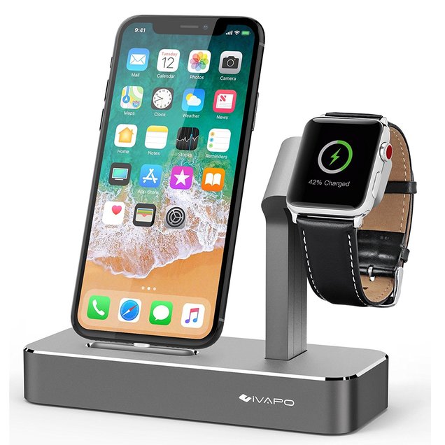 Save 40% On iVAPO 2 in 1 Apple Charging Holder