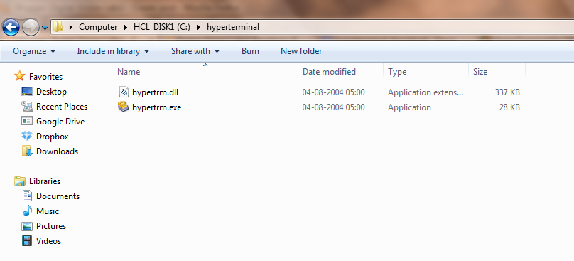 Hyperterminal In Windows 7
