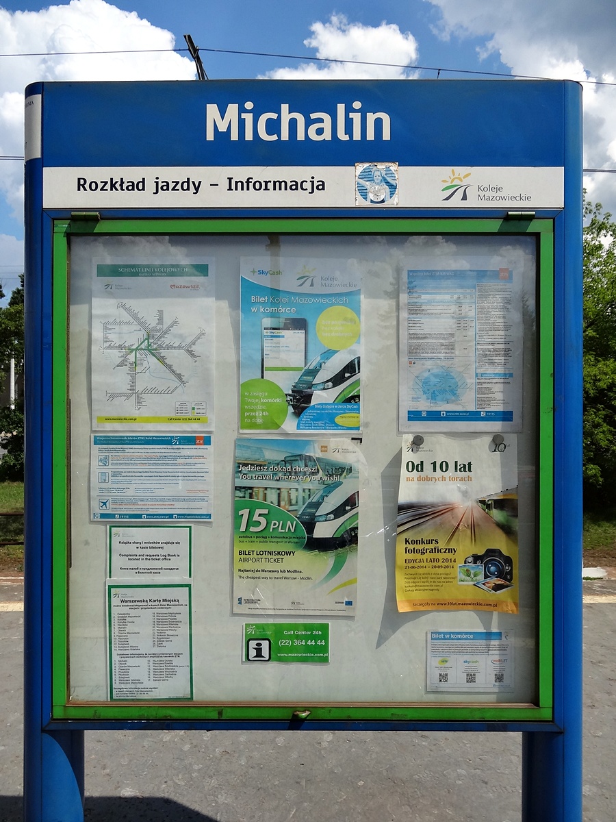 Przystanek kolejowy Michalin | Torowy