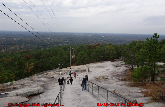 Walk-Up Trail to Top of Stone Mountain