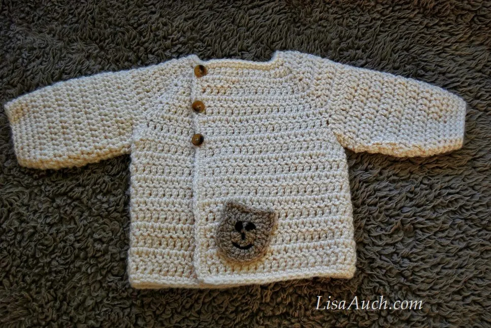 FREE Crochet Patterns-Crochet Patterns- Baby-Boy-Cardigan-patterns-Easy-Hooded-Crochet-Cardigan-Pattern-FREE