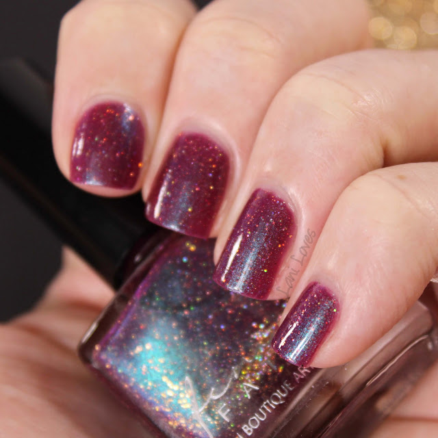 Femme Fatale Cosmetics The Last Great Fire-Drake Nail Polish Swatches & Review