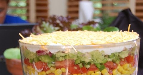 Layered Mexican Trifle Salad