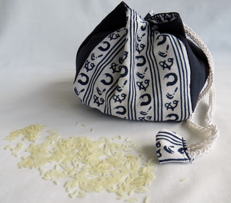 Creating my way to Success Komebukuro Traditional Japanese Rice Bag