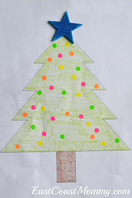 Tree craft easy christmas peapillybean East Coast Mommy: Christmas Tree Crafts (that kids will love)