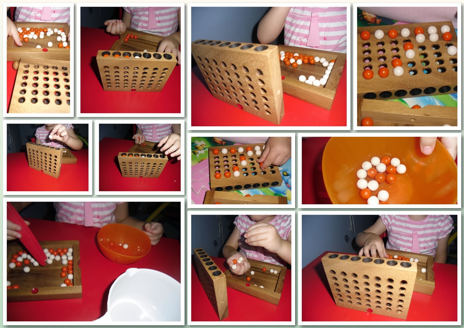 La jirafa 201 El juego de las bolitas