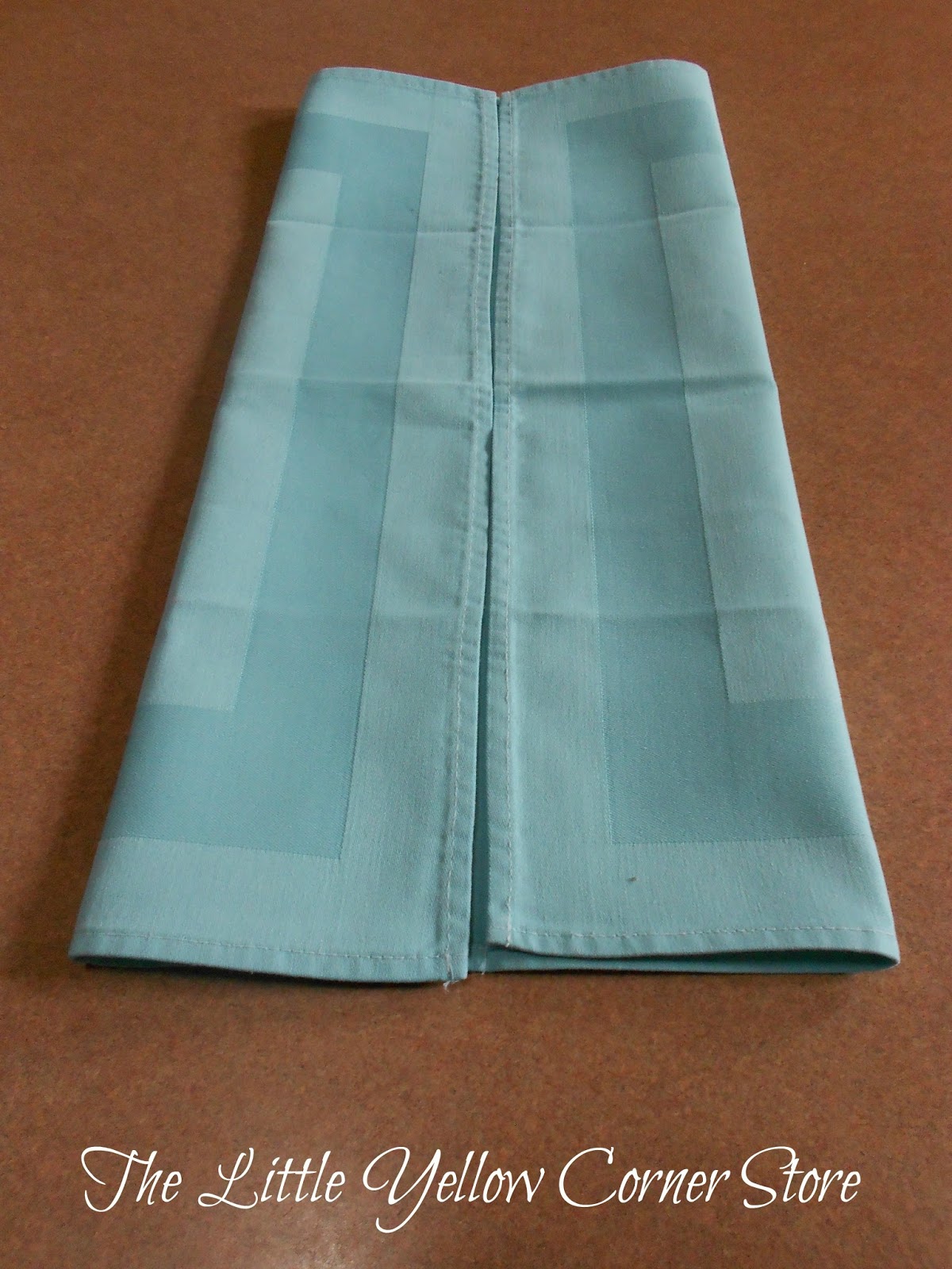 The Little Yellow Corner Store Butterfly Napkin Folding Tutorial