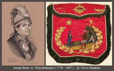 Joseph Brant. Thayendanegea. Mohawk Chief and Freemason. by Travis Simpkins