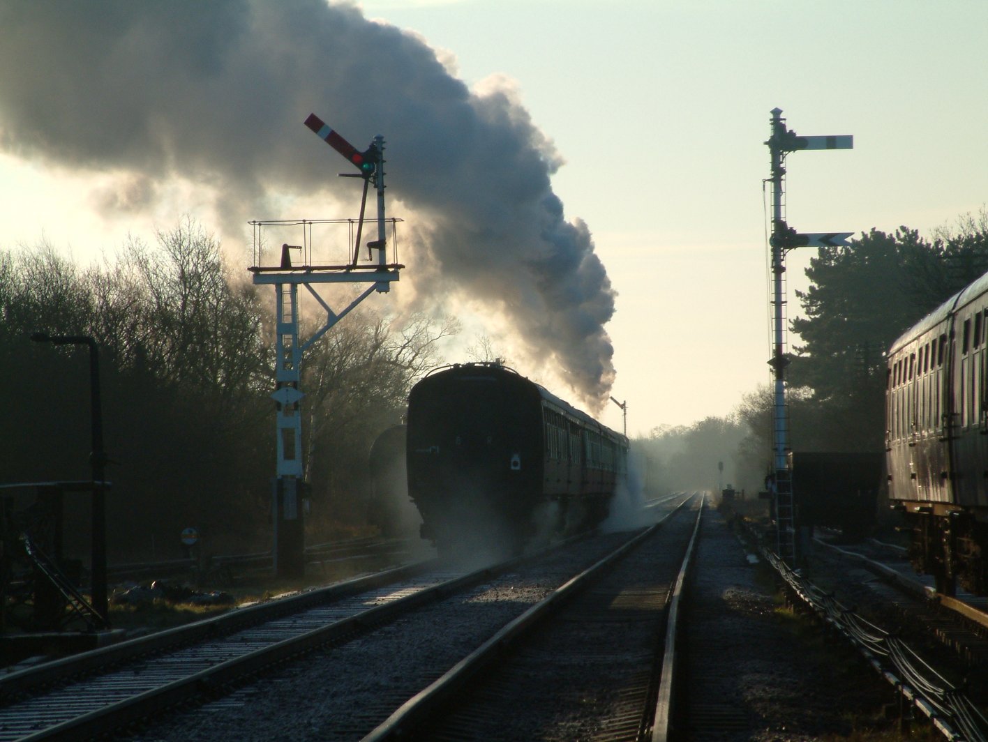 When the trains