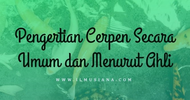 2020 Pengertian Cerpen Menurut Para Ahli Ilmusiana