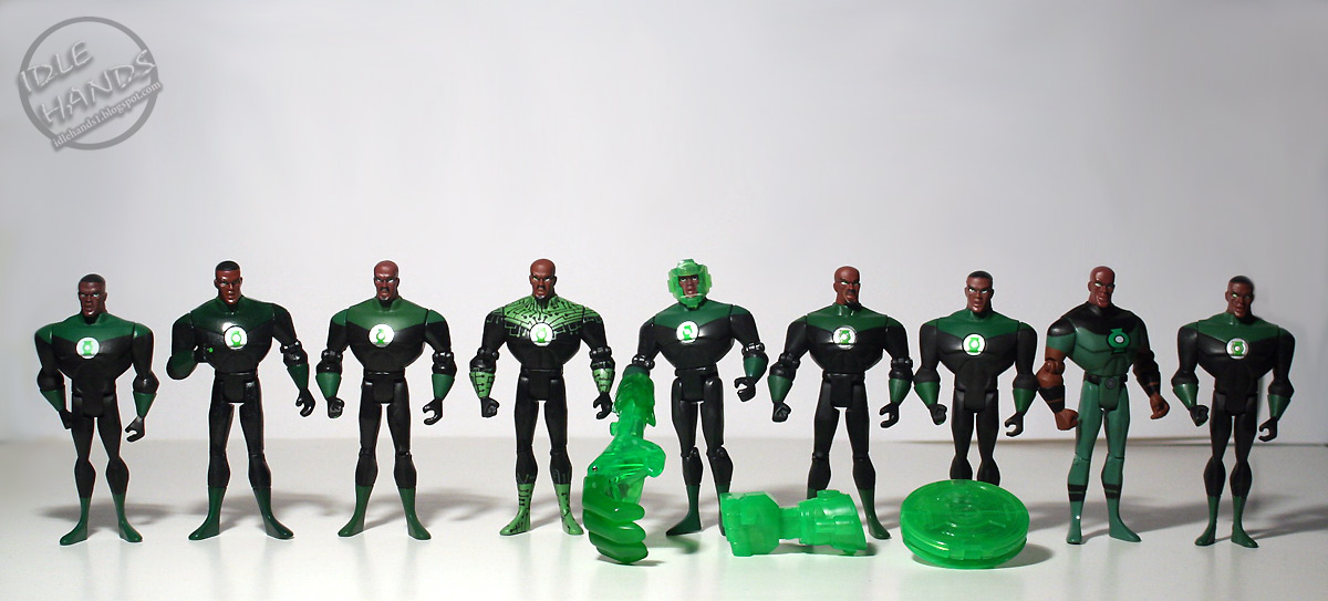 Idle Hands: A Brief History of Green Lantern Figures: Justice League