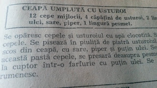 Ceapa umplută cu usturoi