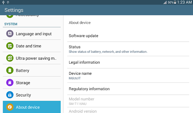 how to check mac address on samsung tablet