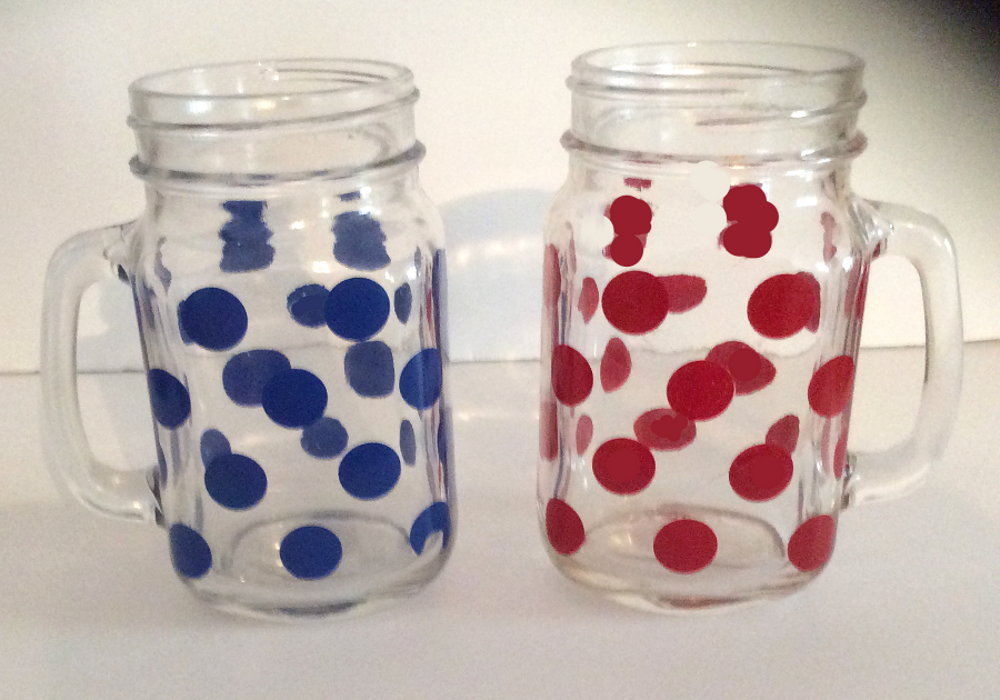 Personalized Wine Glasses, Custom Wine Glasses Mason Jars With Handles