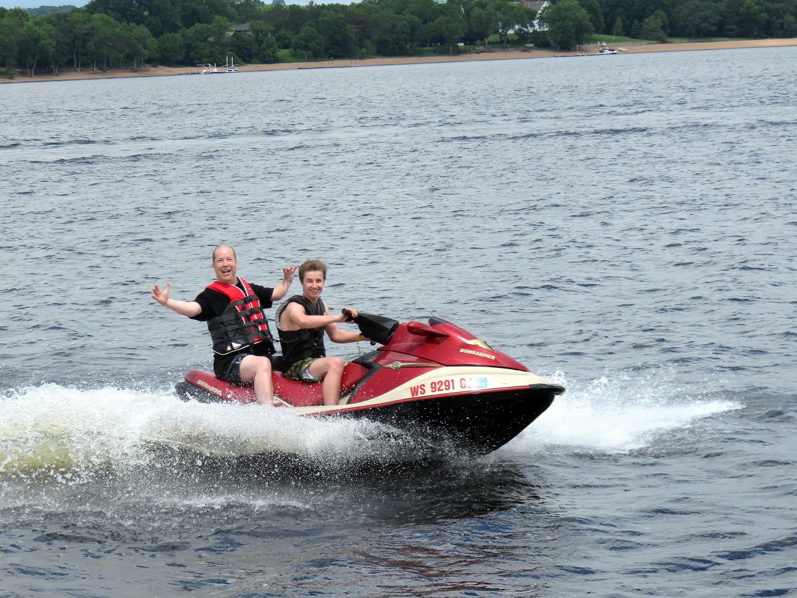 Todd Swank Jet Skiing on the St. Croix River