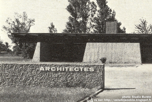 Mérignac - Agence d'Architecture Salier-Courtois-Lajus-Sadirac  Architectes: Adrien Courtois, Pierre Lajus, Yves Salier, Michel Sadirac  Construction: 1967