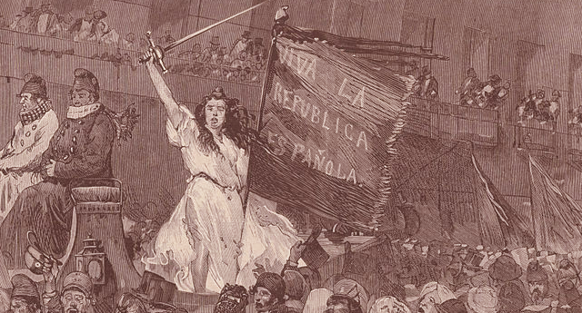 El 11 de febrero de 1873, las Cortes proclaman la República