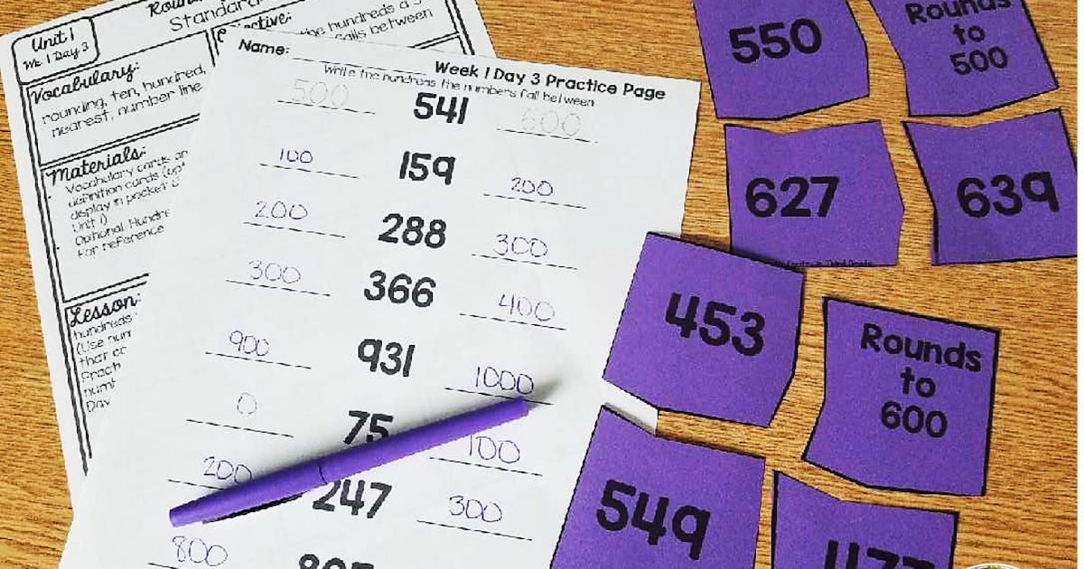 Teaching Rounding in 3rd Grade | Thrifty in Third Grade