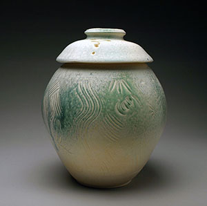 Ceramic Lidded Vessel by Future Relics