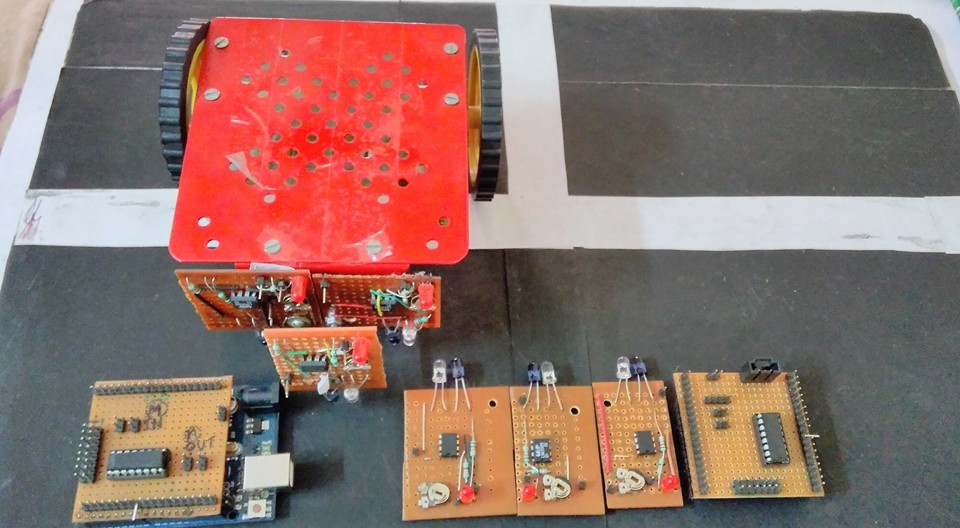 LINE FOLLOWER BOT USING ARDUINO.
