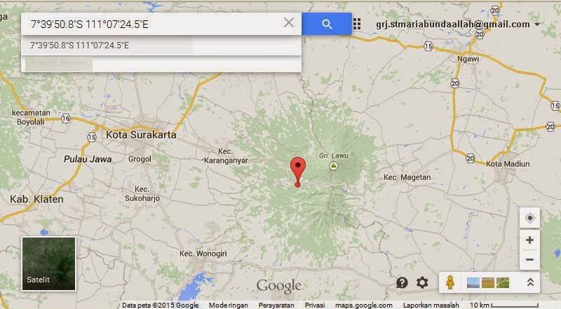 Gereja Katolik Santa Maria Bunda Allah, Tawangmangu ...