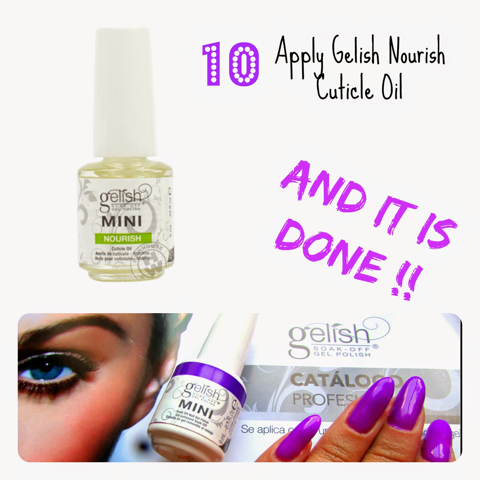 Betty Nails GEL POLISH Gelish Starters Kit + Mini Led Lamp + You