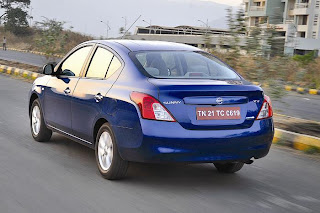 new nissan sunny rear view