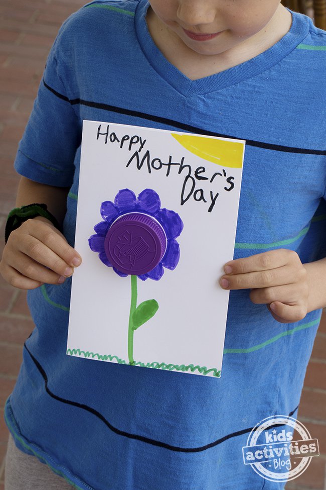 Kindergarten and Mooneyisms Easy 3D Mother's Day Card