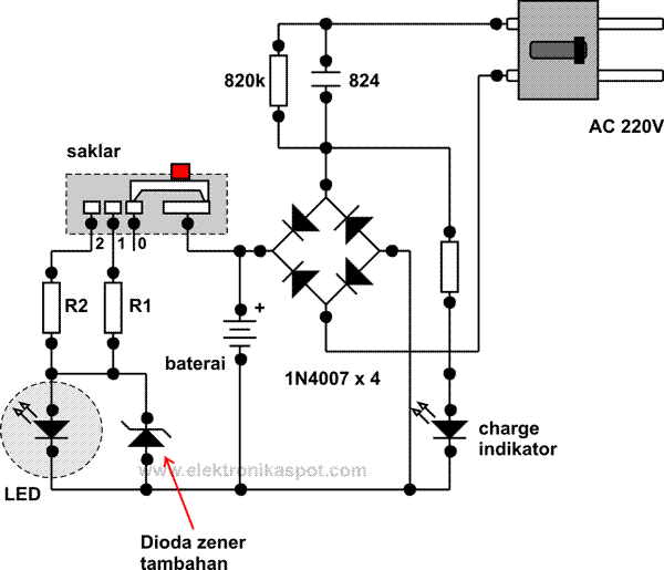 Agar Senter Led Awet Elektronika Spot