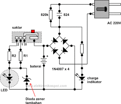 rangkaian senter led