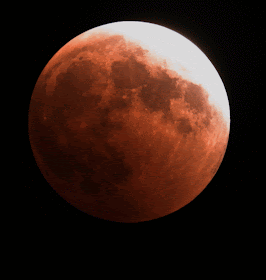 lunar eclipse total de luna roja de sangre tetradas astronomia astrologia
