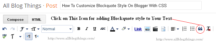 How To Customize Blockquote Style On Blogger With CSS