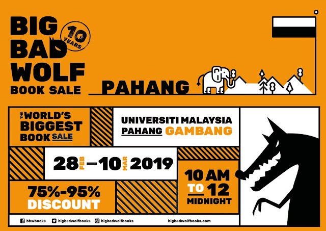 Jualan Buku Big Bad Wolf UMP Gambang 2019