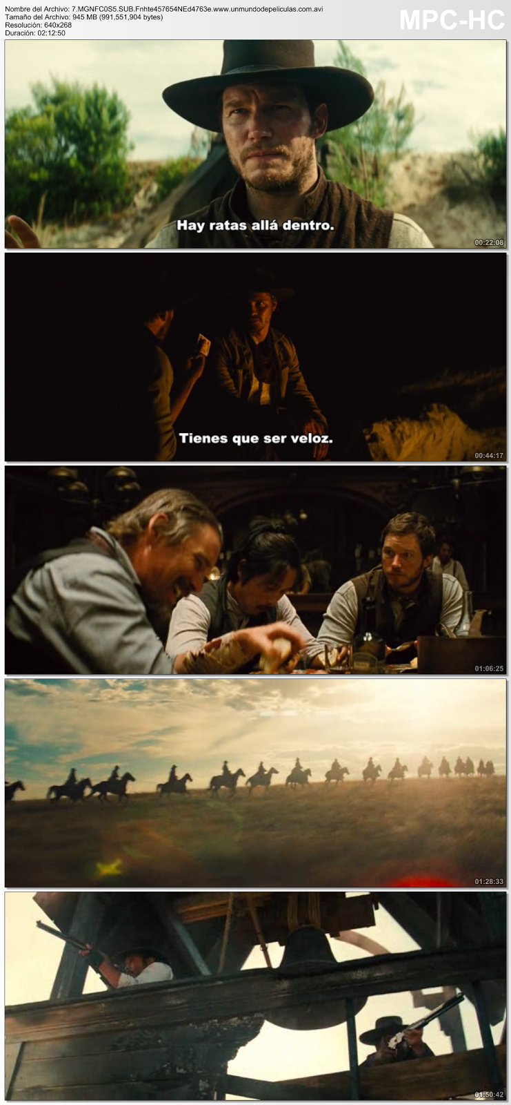 Capturas de la película.