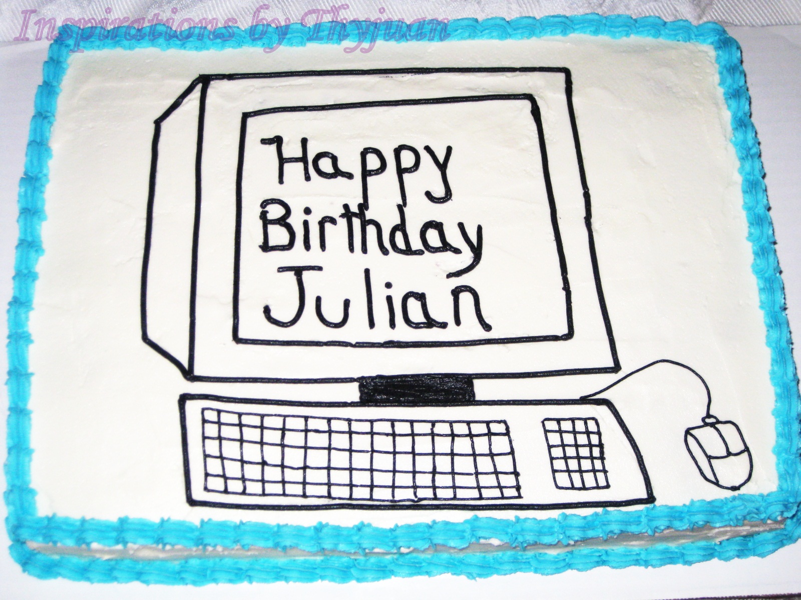 Inspirations by Thyjuan LLC.: Computer Cake