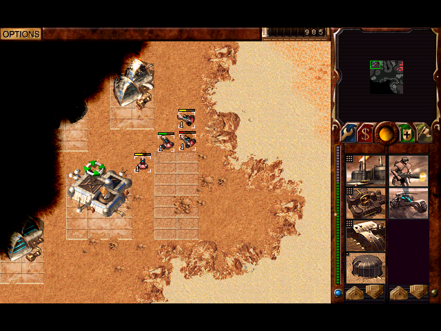 Screenshot from Dune 2000