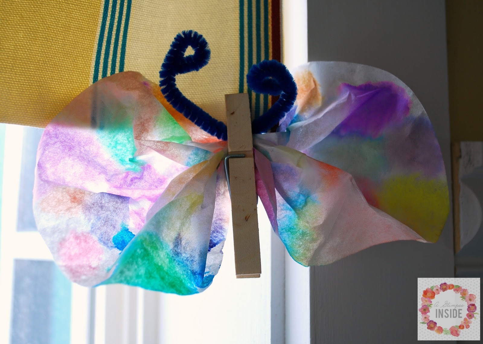 Coffee Filter Butterflies A Glimpse Inside