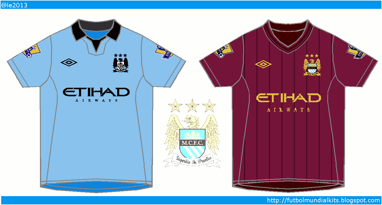 Fútbol Mundial Kits - Uruguay: Manchester City F. C. - 2012/