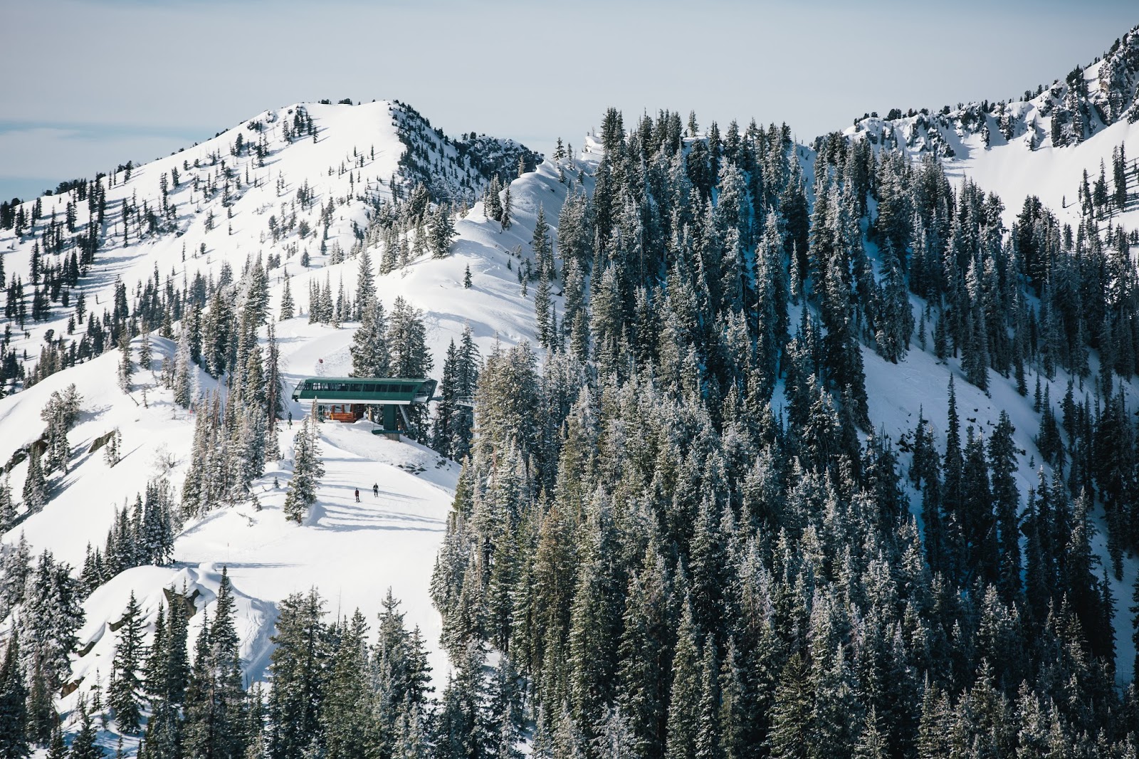 One Two Ski Chilling out at Brighton Utah