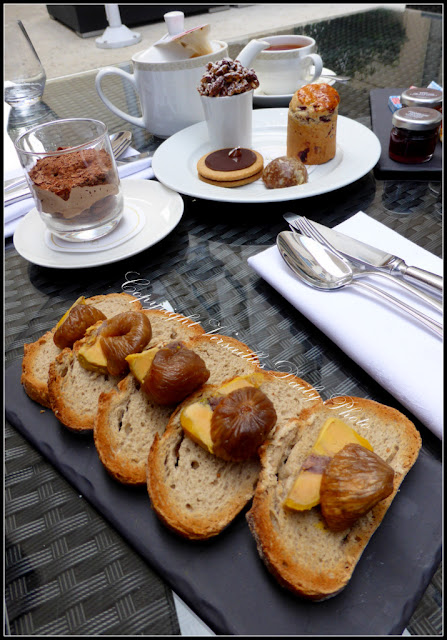 Foie gras et thé gourmand Trianon Palace Versailles