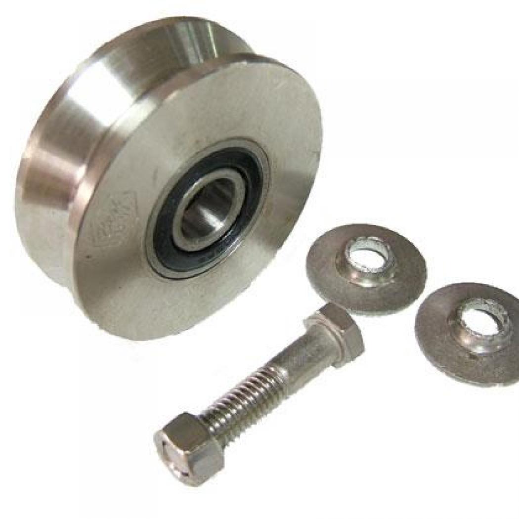 HomeMade DIY HowTo Make How to change sliding gate roller wheel u