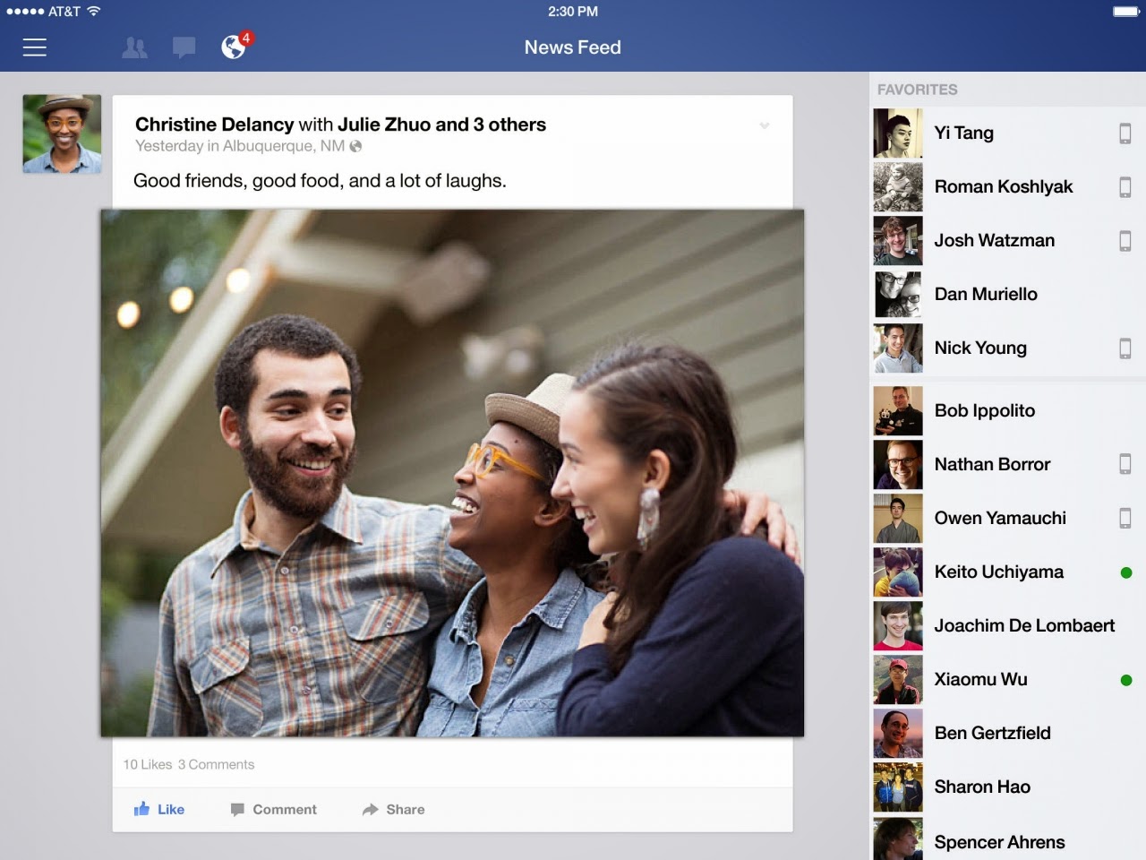 Facebook App Updated for iOS The Programmer's World