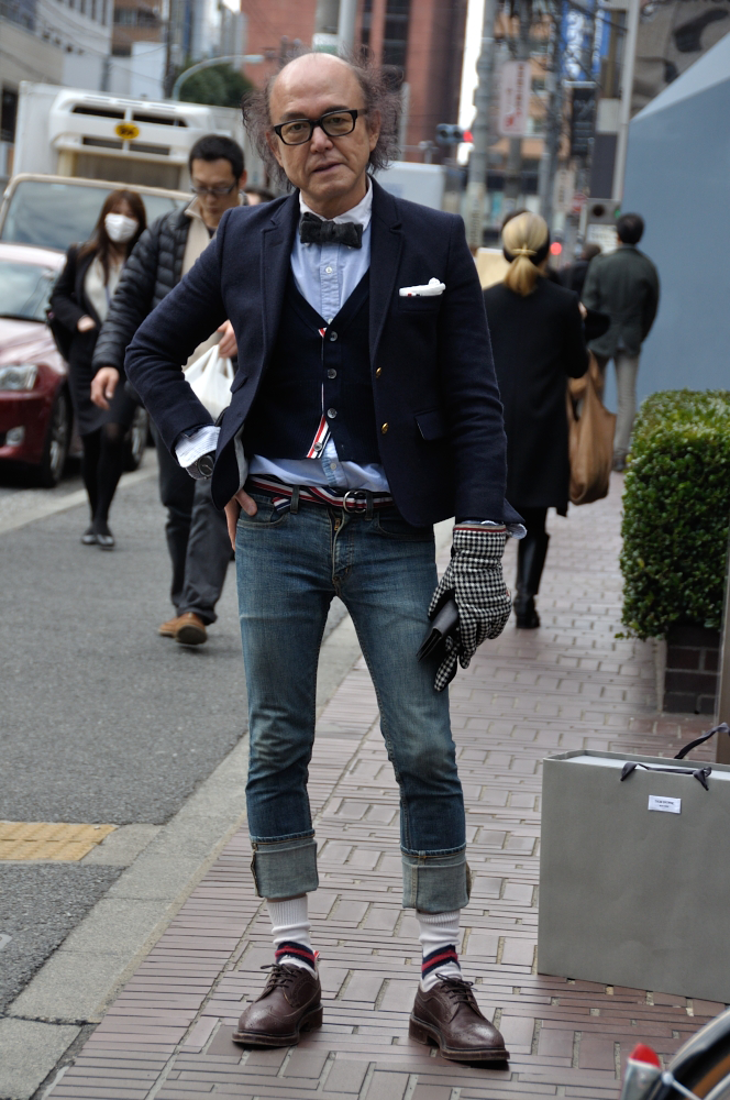 MITYP: on the street .. Aoyama - No.1 Thom Browne Style, Mr. Masafumi
