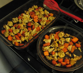 roasted cauliflower and carrot