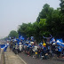 "Bobotoh" Persib Bikin Ulah di Jalan Soekarno-Hatta